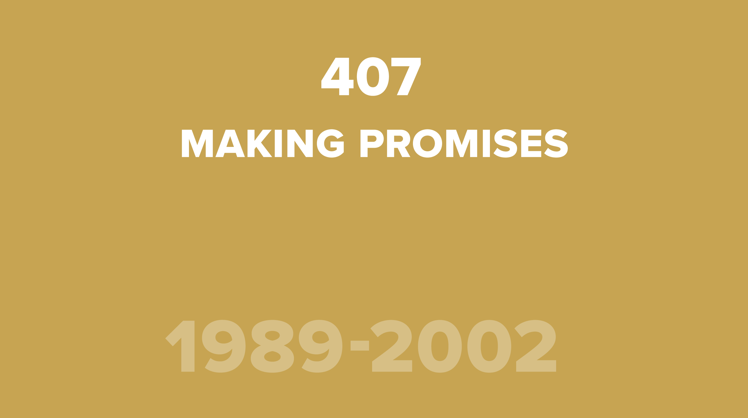 407. Making Promises