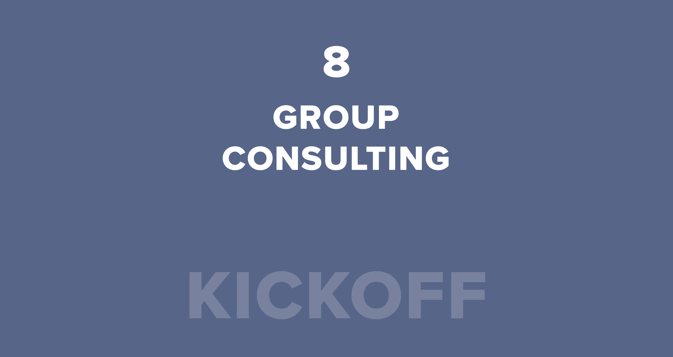 08. Group Consulting